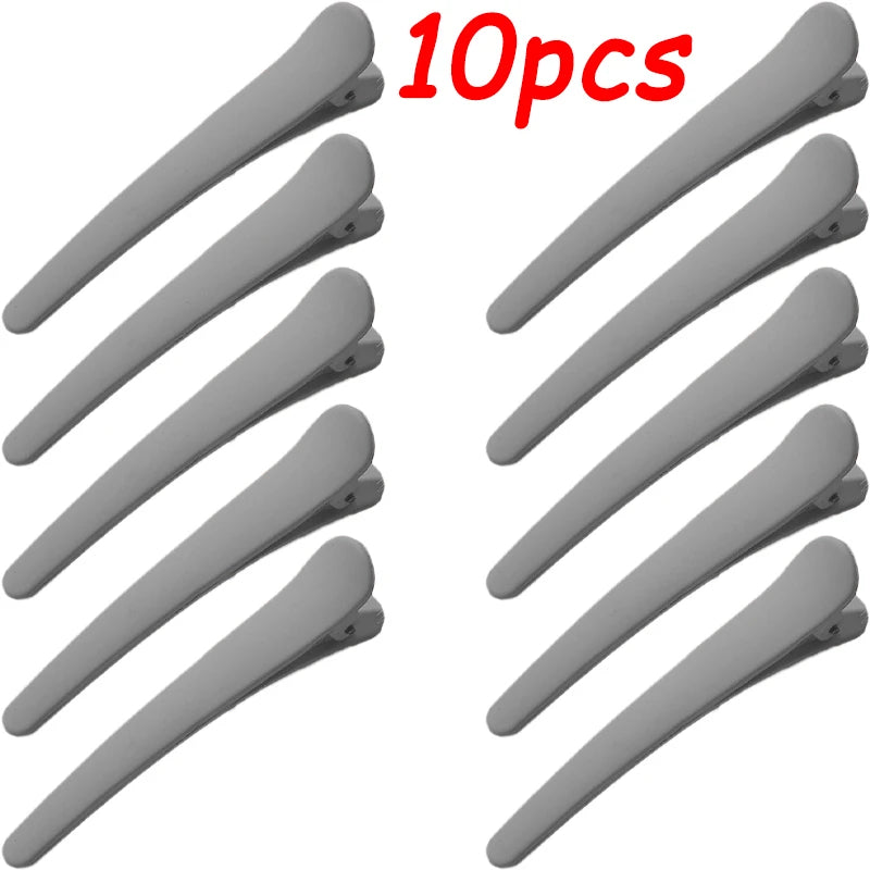 Duck Mouth Hairpins - 10pcs Plastic Hair Clips for Women | Professional DIY Hairdressing Tools - ZOOMNSTORE