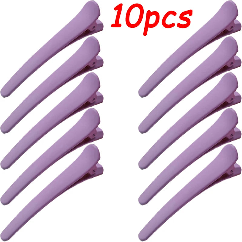 Duck Mouth Hairpins - 10pcs Plastic Hair Clips for Women | Professional DIY Hairdressing Tools - ZOOMNSTORE