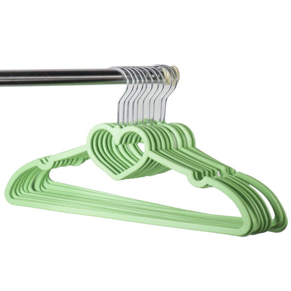 Durable Clothes Hanger Set – 10PCS ABS Plastic Heart Pattern Coat Hangers - ZOOMNSTORE