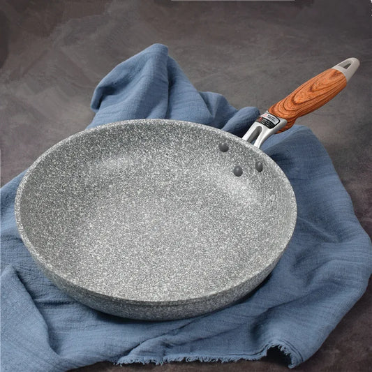 Durable Non-Stick Ceramic Wok Pan - Induction  Gas Stove Skillet for Cooking - ZOOMNSTORE