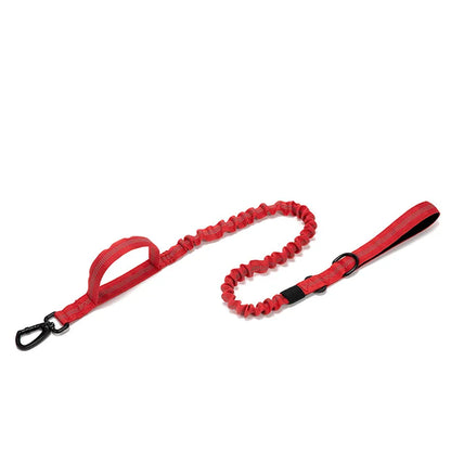 Durable Nylon Dog Collar and Leash Set - Reflective Tactical Training for Large Dogs - ZOOMNSTORE