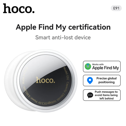 E91 Bluetooth GPS Tracker - Smart Anti-Lost Device for Pets Keys and Wallets - ZOOMNSTORE