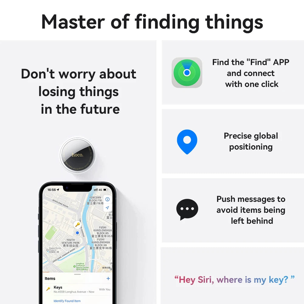 E91 Bluetooth GPS Tracker - Smart Anti-Lost Device for Pets Keys and Wallets - ZOOMNSTORE