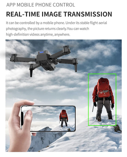 E99 Pro Drone - Four-Axis Remote Control Photography Helicopter - ZOOMNSTORE