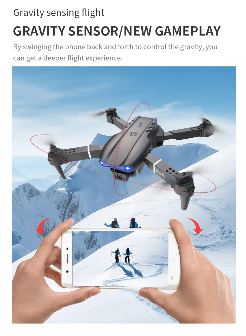 E99 Pro Drone - Four-Axis Remote Control Photography Helicopter - ZOOMNSTORE