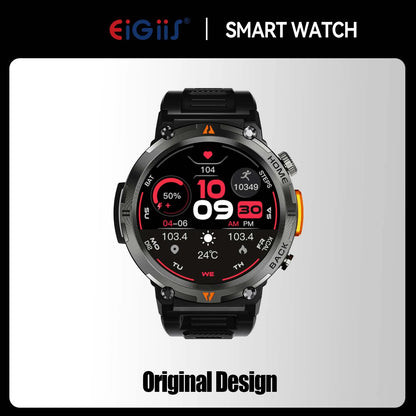 EIGIIS KE3 Smart Watch - Waterproof Bluetooth Health Monitor with 100 Sports Modes - ZOOMNSTORE