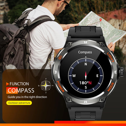 EIGIIS Smart Watch - Waterproof Sport Watch With Heart Rate Monitor & LED Flashlight - ZOOMNSTORE