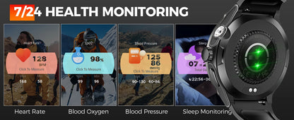 EIGIIS Smart Watch - Waterproof Sport Watch With Heart Rate Monitor & LED Flashlight - ZOOMNSTORE