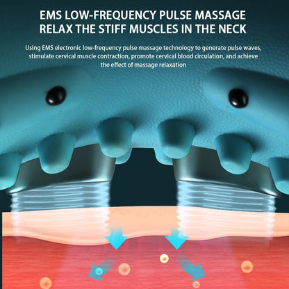 EMS Cervical Spine Pillow – Wireless Electrotherapy Neck Massager for Pain Relief - ZOOMNSTORE