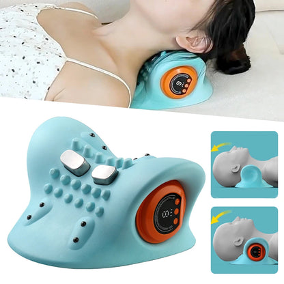 EMS Cervical Spine Pillow – Wireless Electrotherapy Neck Massager for Pain Relief - ZOOMNSTORE