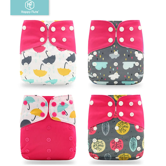 Eco-Friendly Baby Diaper - Reusable Cloth Diaper Set With Adjustable Baby Nappy - ZOOMNSTORE