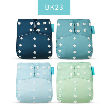 Eco-Friendly Baby Diaper - Reusable Cloth Diaper Set With Adjustable Baby Nappy - ZOOMNSTORE