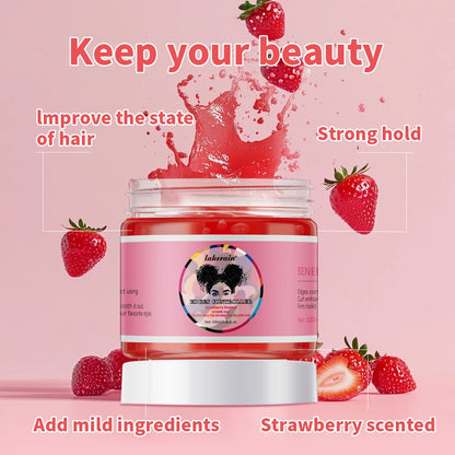 Strong Edge Control Hair Gel - Non-Greasy Long Lasting Styling Wax for All Hair Types - ZOOMNSTORE