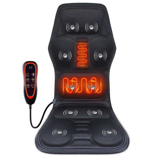 Electric Back Massager | Infrared Massage Cushion - Full Body Massager with Heating - ZOOMNSTORE