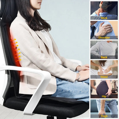 Electric Back Massager | Infrared Massage Cushion - Full Body Massager with Heating - ZOOMNSTORE