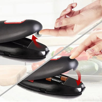 One Touch Can Opener Electric Can Opener Electric Can Opener Automatic Jar Bottle Machine Portable Kitchen Opening Opener Tool - ZOOMNSTORE