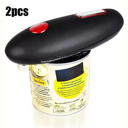 One Touch Can Opener Electric Can Opener Electric Can Opener Automatic Jar Bottle Machine Portable Kitchen Opening Opener Tool - ZOOMNSTORE