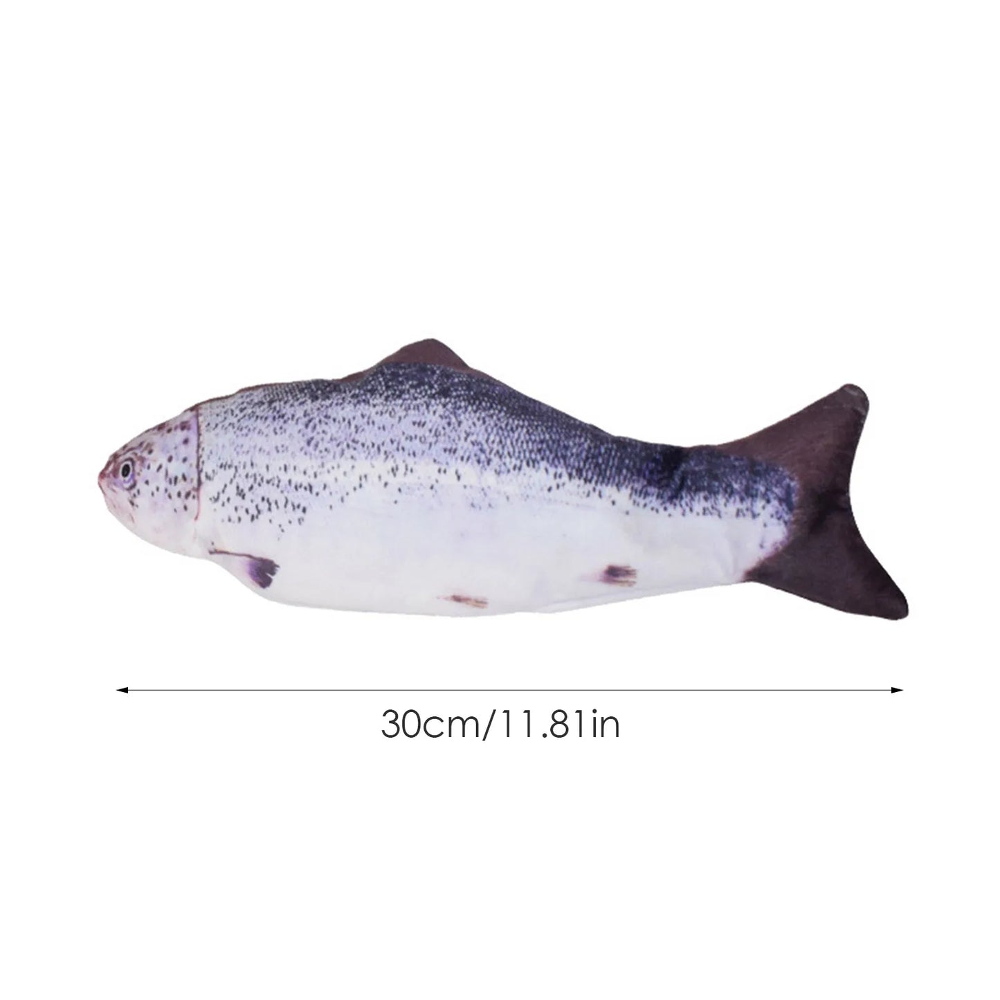 Electric Cat Toy - Interactive Floppy Fish USB Charger | Realistic Cat Chew Plaything - ZOOMNSTORE