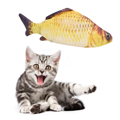 Electric Cat Toy - Interactive Floppy Fish USB Charger | Realistic Cat Chew Plaything - ZOOMNSTORE