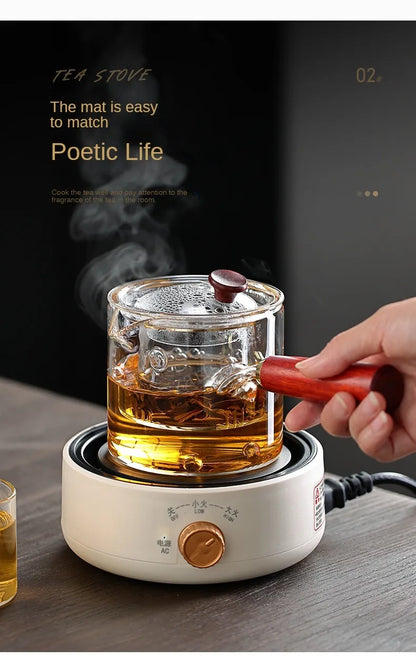 Mini Electric Ceramic Infrared Heater - Countertop Coffee and Water Boiler Induction Cooker - ZOOMNSTORE