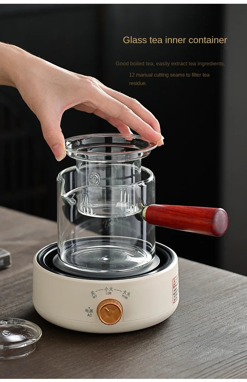 Mini Electric Ceramic Infrared Heater - Countertop Coffee and Water Boiler Induction Cooker - ZOOMNSTORE