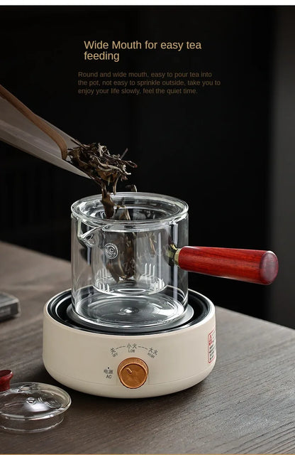 Mini Electric Ceramic Infrared Heater - Countertop Coffee and Water Boiler Induction Cooker - ZOOMNSTORE