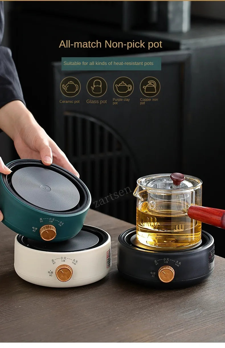 Mini Electric Ceramic Infrared Heater - Countertop Coffee and Water Boiler Induction Cooker - ZOOMNSTORE