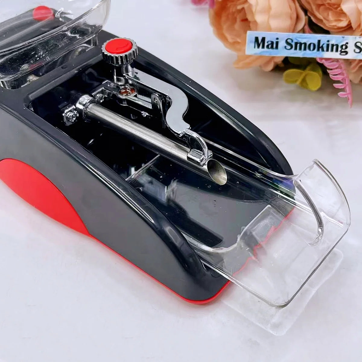 Electric Cigarette Rolling Machine - Automatic Tobacco Winder & Raw Grass Injector - ZOOMNSTORE