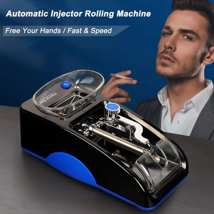 Electric Cigarette Rolling Machine - Automatic Tobacco Winder & Raw Grass Injector - ZOOMNSTORE