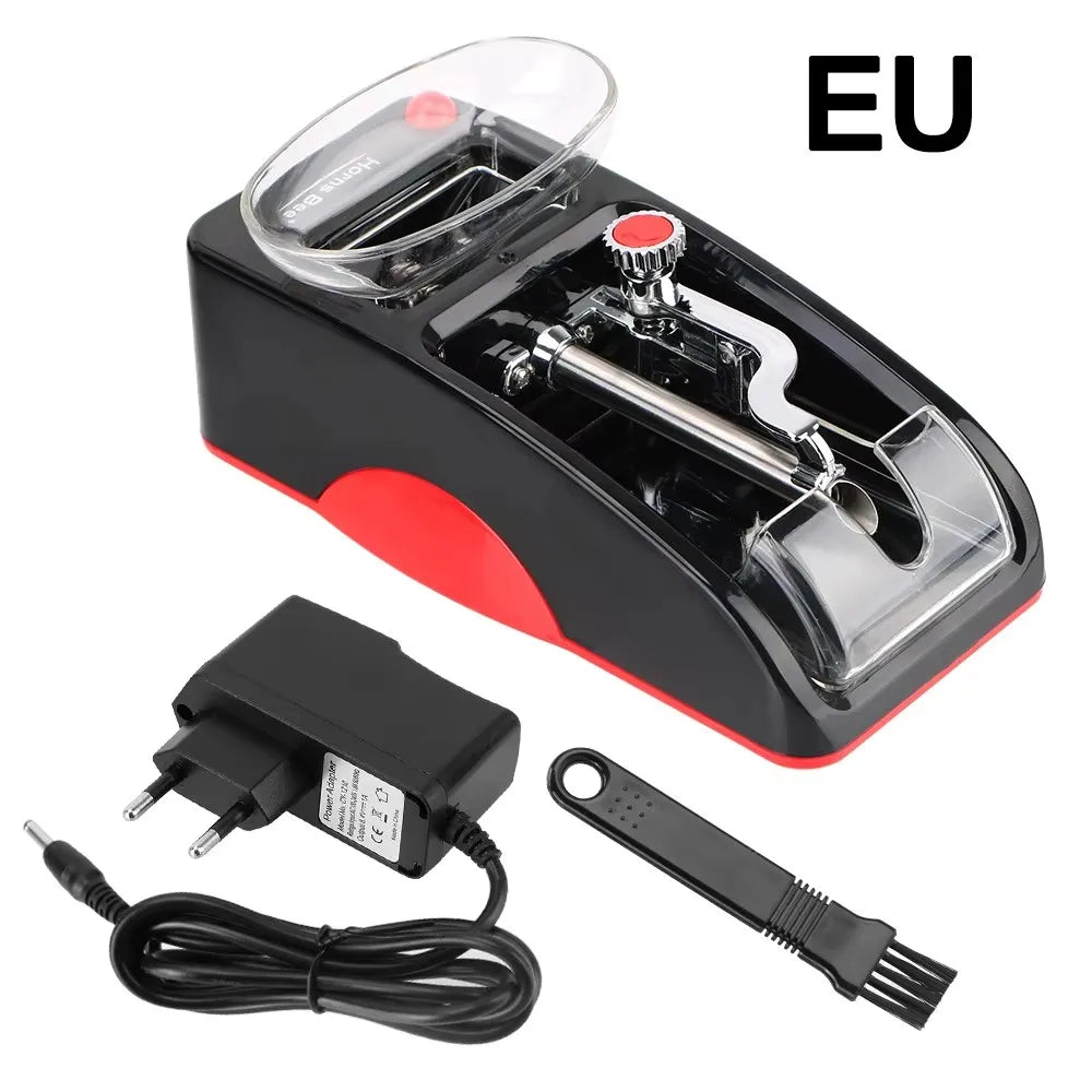 Electric Cigarette Rolling Machine - Automatic Tobacco Winder & Raw Grass Injector - ZOOMNSTORE