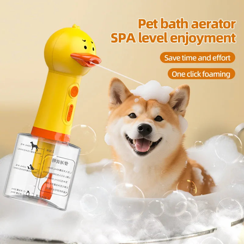 Electric Dog Shampoo Dispenser - Foaming Pet Shampoo Sprayer for Bathing - ZOOMNSTORE