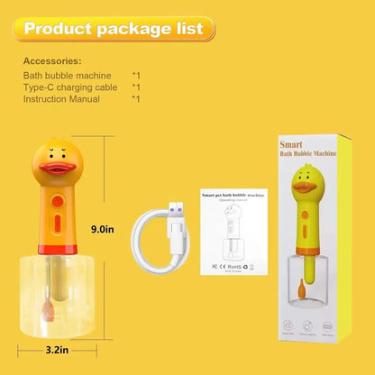 Electric Dog Shampoo Dispenser - Foaming Pet Shampoo Sprayer for Bathing - ZOOMNSTORE
