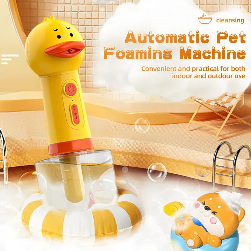 Electric Dog Shampoo Dispenser - Foaming Pet Shampoo Sprayer for Bathing - ZOOMNSTORE
