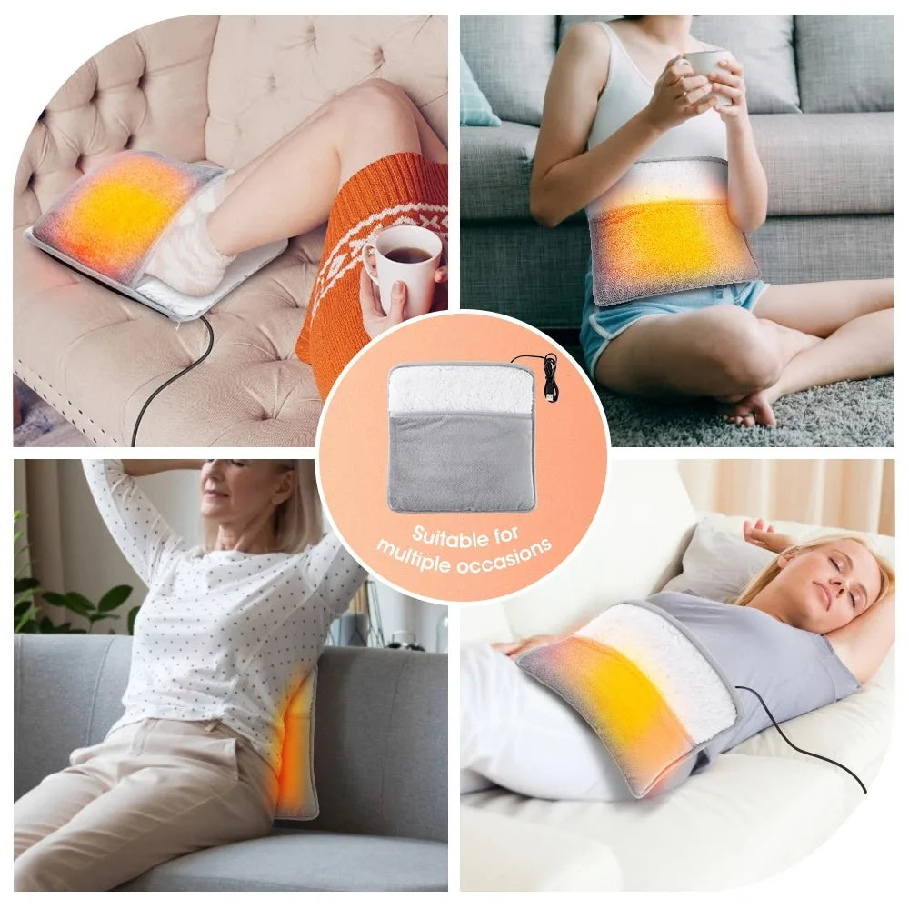 Electric Foot Heating Pad – USB Charging Plush Foot Warmer for Cold Weather Comfort - ZOOMNSTORE