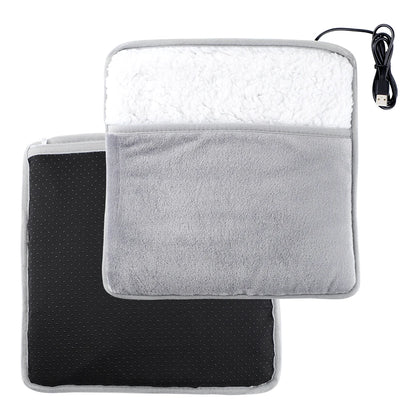 Electric Foot Heating Pad – USB Charging Plush Foot Warmer for Cold Weather Comfort - ZOOMNSTORE