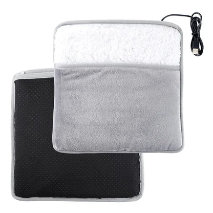Electric Foot Heating Pad – USB Soft Plush Thermal Blanket & Household Feet Warmer - ZOOMNSTORE