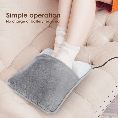 Electric Foot Heating Pad – USB Soft Plush Thermal Blanket & Household Feet Warmer - ZOOMNSTORE
