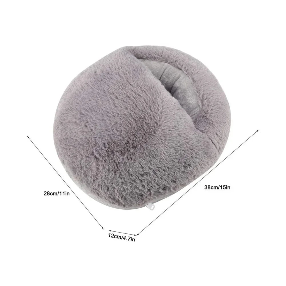 Electric Foot Warmer - Soft Velvet Heated Foot Pad With USB Heating Pad - ZOOMNSTORE