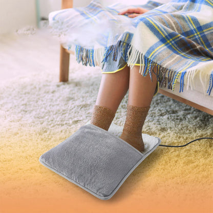 Electric Foot Warmer - USB Heating Pad Soft Flannel Heated Foot Cover - ZOOMNSTORE