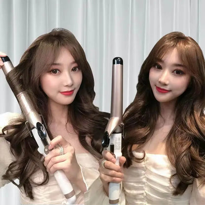Electric Hair Curler - Professional Curling Iron With Adjustable Heat & Tourmaline Ceramic Wand - ZOOMNSTORE