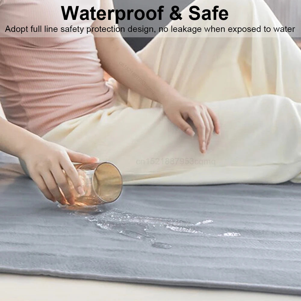 Electric Heating Blanket - Automatic Thermostat Double Body Warmer | Heated Mattress Pad 220V EU Plug - ZOOMNSTORE