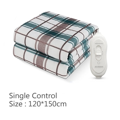 Electric Heating Blanket - Dual Control Thermal Bed Mat With Adjustable Temperature - ZOOMNSTORE