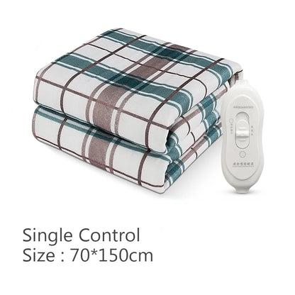 Electric Heating Blanket - Dual Control Thermal Bed Mat With Adjustable Temperature - ZOOMNSTORE