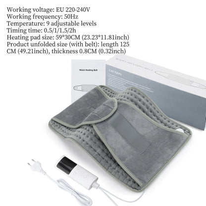 Electric Heating Pad - Adjustable Temperature Pain Relief Heat Pad for Back Neck Shoulder - ZOOMNSTORE