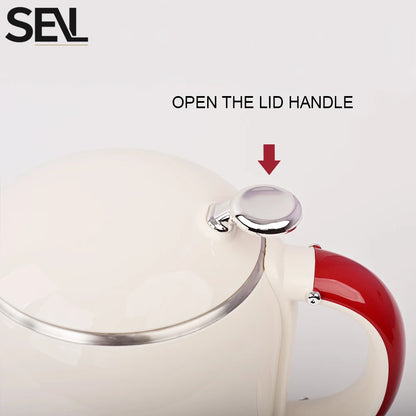 Electric Kettle 1 Liter - Fast Boiling Stainless Steel Kettle With Auto Shut-Off - ZOOMNSTORE