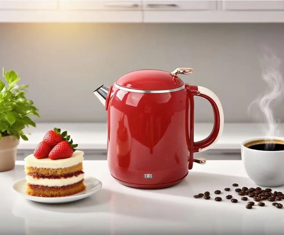 Electric Kettle 1 Liter - Fast Boiling Stainless Steel Kettle With Auto Shut-Off - ZOOMNSTORE