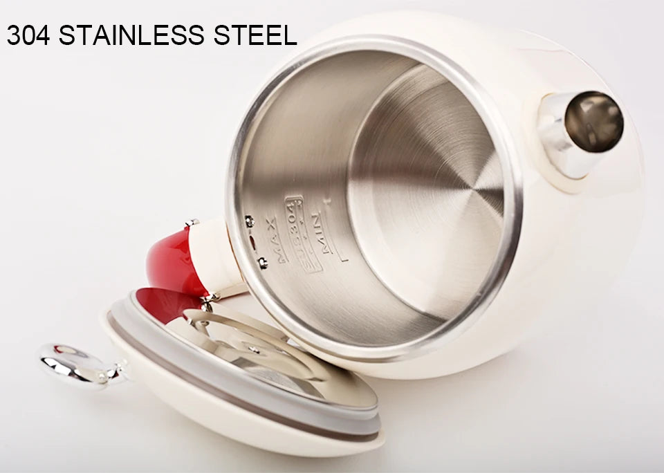 Electric Kettle 1 Liter - Fast Boiling Stainless Steel Kettle With Auto Shut-Off - ZOOMNSTORE
