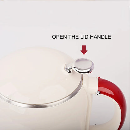 Electric Kettle 1 Liter - Fast Boiling Stainless Steel Kettle With Auto Shut-Off - ZOOMNSTORE