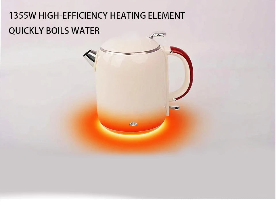 Electric Kettle 1 Liter - Fast Boiling Stainless Steel Kettle With Auto Shut-Off - ZOOMNSTORE