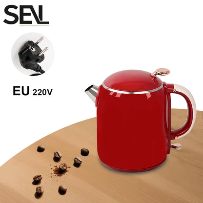 Electric Kettle 1 Liter - Fast Boiling Stainless Steel Kettle With Auto Shut-Off - ZOOMNSTORE
